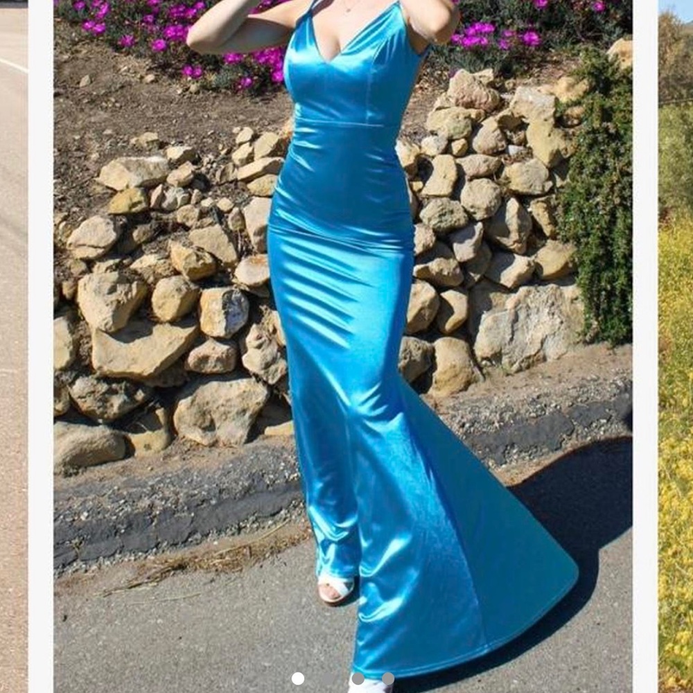 Mia Bella Cinderella Divine Dress in blue. 🌻